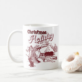 ヴィンテージ クリスマス ホリデー コーヒーマグカップ