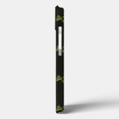 ヴィンテージ クリスマス ホーリーの葉と星のパターン Case-Mate iPhoneケース (裏面 / 左)