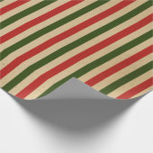 ヴィンテージ クリスマス ラッピングペーパー (角)
