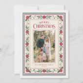 ヴィンテージ クリスマス ローズの家族写真 (正面)