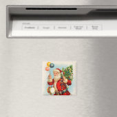 ヴィンテージ クリスマス、ヴィクトリア朝のサンタクロース 風船 マグネット (インサイチュ (食洗機))