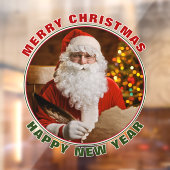 ヴィンテージ クリスマス 新年 サンタクロース ウィンドウサイン (シート2)