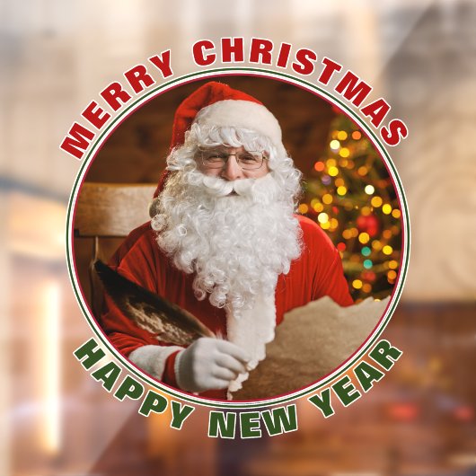 ヴィンテージ クリスマス 新年 サンタクロース ウィンドウサイン (シート2)