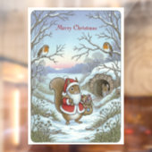 ヴィンテージ クリスマス 窓用ステッカー ウィンドウサイン (シート2)