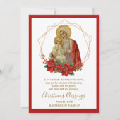 ヴィンテージ クリスマス 聖母マリアとイエス (正面)