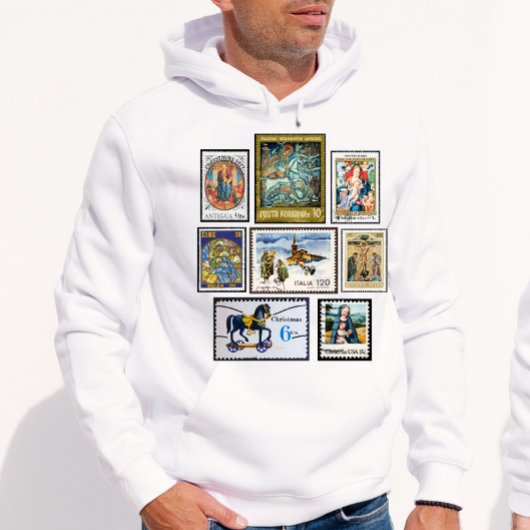 ヴィンテージ クリスマス 郵便切手 Tシャツ