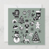 ヴィンテージ クリスマス 90年代 コラージュ レトロ クリスマス (正面)