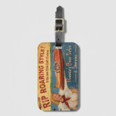 ヴィンテージ・クリス・クラフト・ウッド・ボート広告 ラゲッジタグ (正面縦)