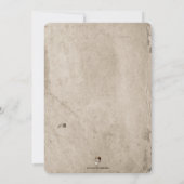 ヴィンテージ クリープカスタマイズパーティー招待状 招待状 (裏面)