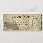 ヴィンテージ クルーズ 乗船券 | 日程を保存 セーブザデート (正面)