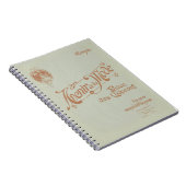 ヴィンテージ·グフランスのリーン·ファッション·マガジン·アールヌーボー ノートブック (右側)