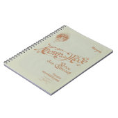 ヴィンテージ·グフランスのリーン·ファッション·マガジン·アールヌーボー ノートブック (左側)