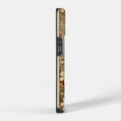 ヴィンテージ グランジ アーティザン ボタニカル モノグラム iPhoneケース (右側面)
