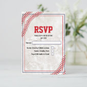 ヴィンテージ・グランジ 野球 RSVP カード (スタンド正面)