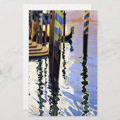 ヴィンテージ グランドカナル ヴェネツィア イタリア 旅行 便箋 (正面/裏面)