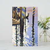 ヴィンテージ グランドカナル ヴェネツィア イタリア 旅行 便箋 (スタンド正面)