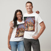 ヴィンテージ グラース サマーアート Tシャツ (ユニセックス)