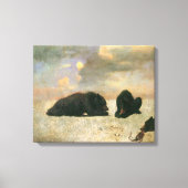 ヴィンテージ、グリズリーベアーズバイアルバート・ビエルシュタット キャンバスプリント (正面)