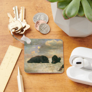 ヴィンテージ、グリズリーベアーズバイアルバート・ビエルシュタット キーホルダー