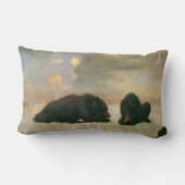 ヴィンテージ、グリズリーベアーズバイアルバート・ビエルシュタット ランバークッション (裏面)