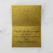 ヴィンテージ グリーンのセントパトリックトラックとレプラコーンとテキスト カード (内部)