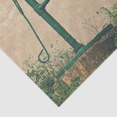 ヴィンテージ・グリーン・ウォーター・ポンプ写真 薄葉紙 (詳細)