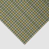 ヴィンテージ グリーン オレンジ セントパトリック プラッドパターン 薄葉紙 (詳細)