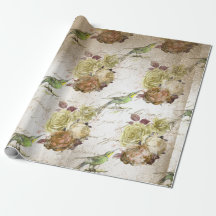 ヴィンテージ·グリーン·バード·アンド·バラ