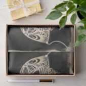 ヴィンテージ グリーン パール マスカレード マスク スイート 16 パーティー 薄葉紙 (ギフト)