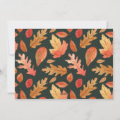 ヴィンテージ グリーン ファーム トラック サンクスギビング ハーベスト シーズンカード (裏面)