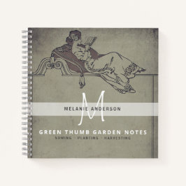 ヴィンテージ グレイ シークレット ガーデン ガーデナーズ ジャーナル