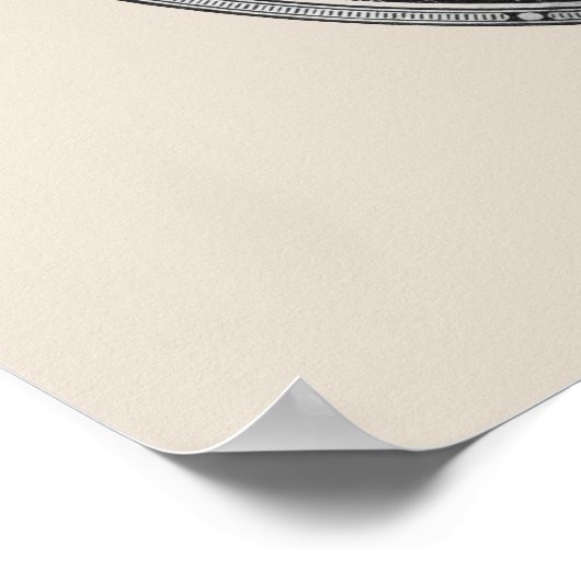 ヴィンテージ・ケルシー活版印刷ポスター ポスター (角)