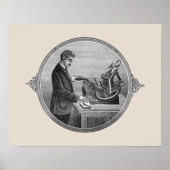 ヴィンテージ・ケルシー活版印刷ポスター ポスター (正面)