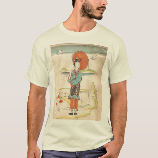 ヴィンテージ・ゲイシャ/日本 Tシャツ (正面)