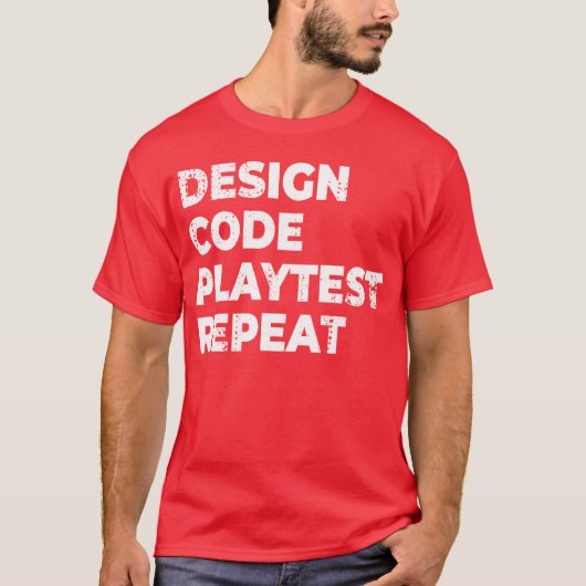 ヴィンテージ ゲーム開発進行中 Tシャツ (正面)