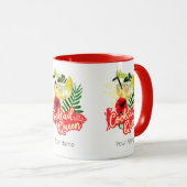 ヴィンテージ コクテール クィーン ヘン バチェロレッテ パーティ マグカップ (正面右)