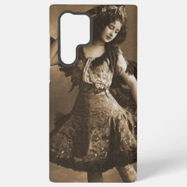 ヴィンテージ コスチューム 少女 SAMSUNG GALAXY S22 ULTRAケース