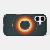 ヴィンテージ コズミック エクリプス iPhone 16ケース (裏面横)