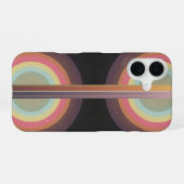ヴィンテージ コズミック ビーム iPhone 16ケース (裏面横)