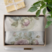 ヴィンテージ、コテージコアバラ 薄葉紙 (ギフト)