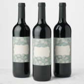 ヴィンテージ コテージコア 野の花 ワインラベル (ボトル)