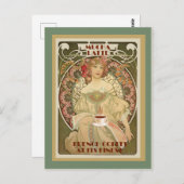 ヴィンテージ、コフランスのーフェハガキ ポストカード (正面/裏面)