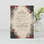 ヴィンテージ・コブラ・ゴシック ハロウィン・パーティ 招待状 (スタンド正面)