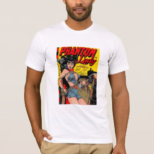 ヴィンテージ コミック本の表紙 ファントムレディ Tシャツ