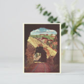 ヴィンテージ コロラド州 トレイン トンネル ポストカード (スタンド正面)