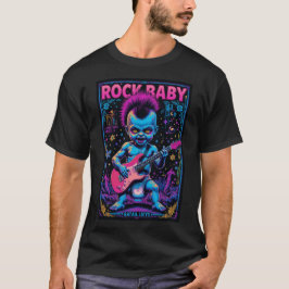 ヴィンテージ コンサート グラフィック デザイン ロック ベイビー Tシャツ