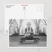 ヴィンテージ コンバーチブル ロードスター ポストカード (正面/裏面)