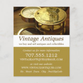 ヴィンテージ·コンパス、アンティーク·ディーラー、店舗 チラシ (正面)