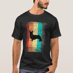 ヴィンテージ コーギー シルエット 60年代 70年代 レトロ 犬 Tシャツ
