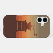 ヴィンテージ コーヒーグラインダー iPhone 16ケース (裏面横)